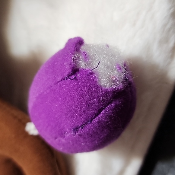 VINTAGE CHRISTMAS  MERRY MOOSE 🫎  STUFFED TOY  👀 SEE PHOTOS OF CONDITION  ! - Picture 5 of 9